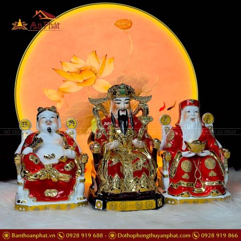 tuong than tai tho dia bo 3 ong su kim do nhap khau t031 3
