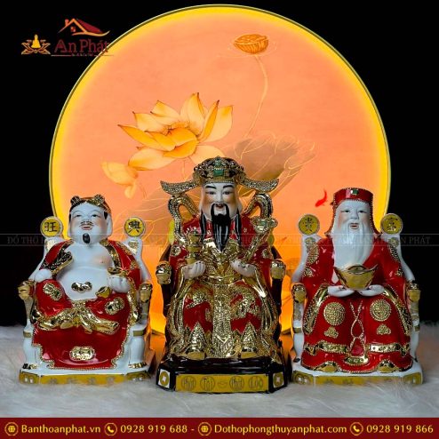 tuong than tai tho dia bo 3 ong su kim do nhap khau t031 5