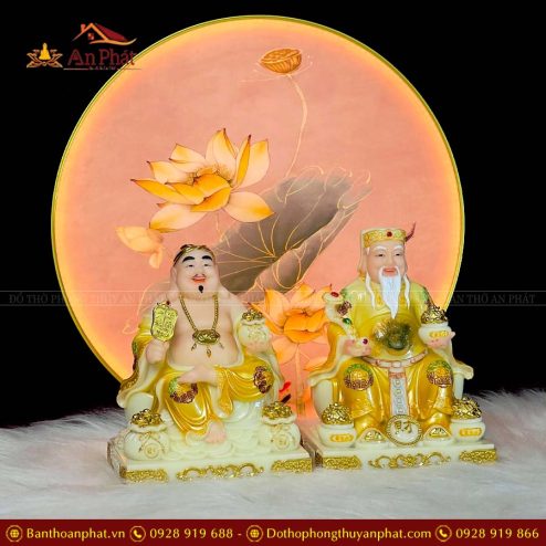 tuong than tai tho dia da nhap khau bo 2 ong vang t002 3