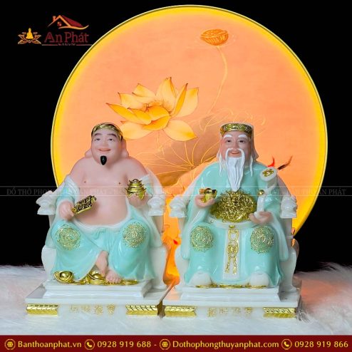 tuong than tai tho dia da xanh nhap khau 2 ong ngoi ngai t041 4
