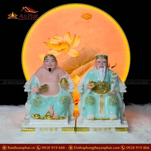 tuong than tai tho dia da xanh nhap khau 2 ong ngoi ngai t041 5
