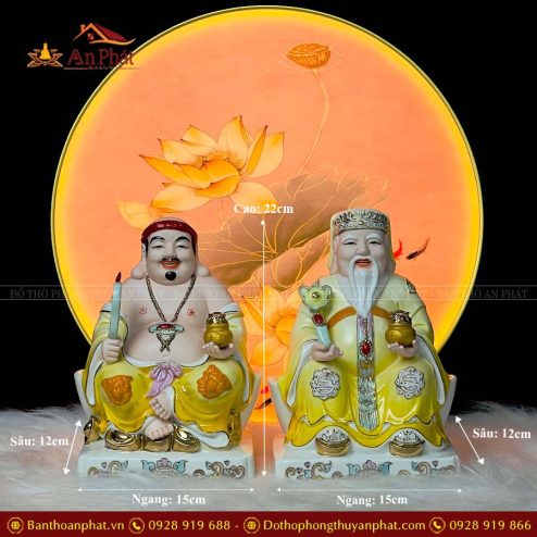 tuong than tai tho dia su duc hoa vang bo 2 ong cao cap t038 6