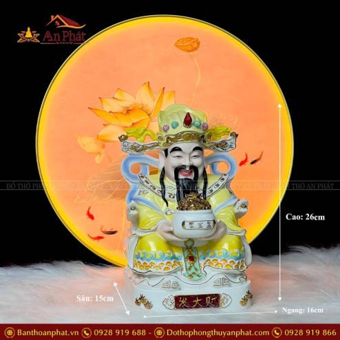 tuong than tien than tai su duc hoa vang cao cap t039 6