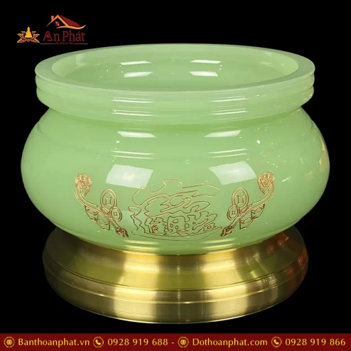 bat huong da luu ly xanh ngoc hoa sen chu phat dt28600005