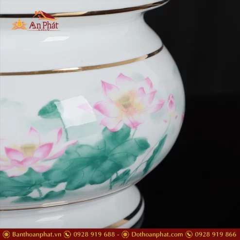 bat huong su trang hoa sen hong la xanh dt27900002