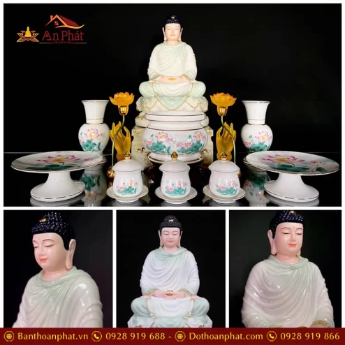 bo do tho su trang hoa sen hong la xanh bdt01500005