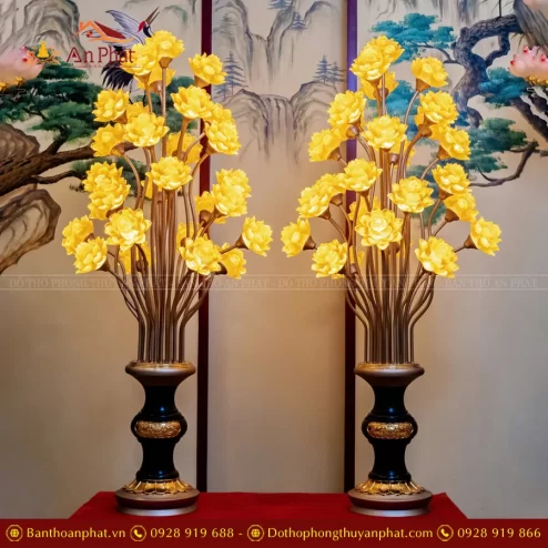Đèn thờ cúng bằng điện nhập khẩu cao cấp