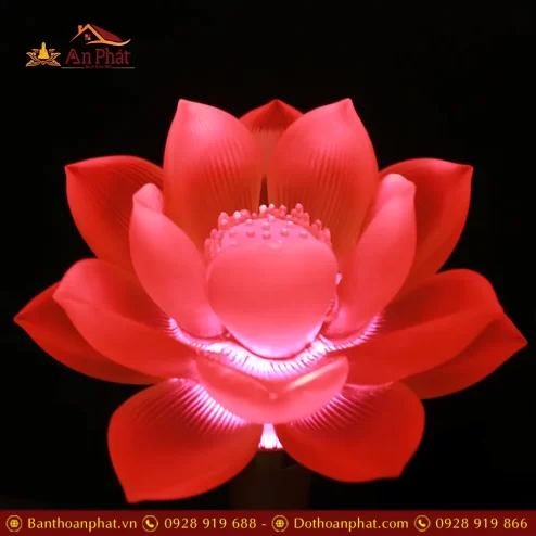 den tho luu ly hoa sen chan dong vang cao 55cm dtd137800005