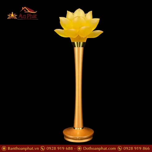 den tho luu ly hoa sen chan dong vang cao 55cm dtd137800009
