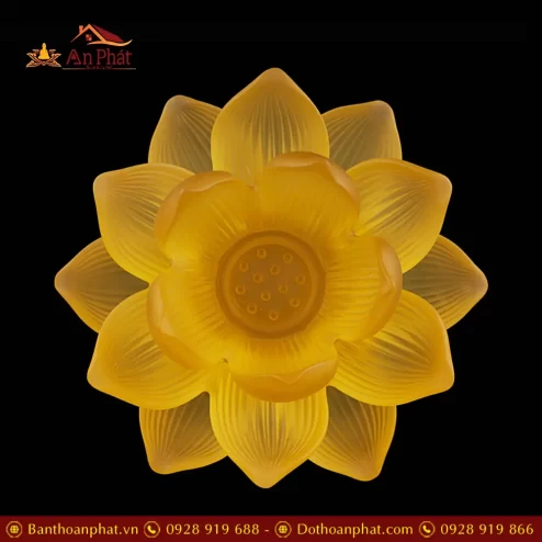 den tho luu ly hoa sen chan dong vang cao 55cm dtd137800011