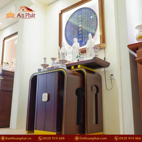 Bàn thờ Phật đẹp bằng gỗ Cẩm