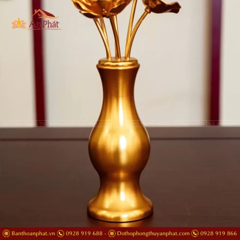 Bình vàng bằng đồng cao cấp