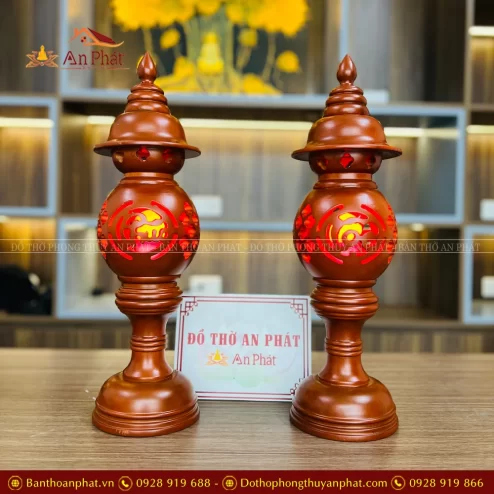 Đèn thờ gỗ cao cấp