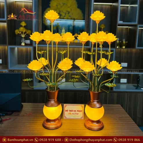 Mẫu đèn thờ điện cao cấp