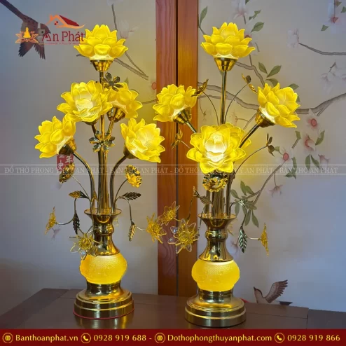 Đèn thờ cúng bằng điện cao cấp