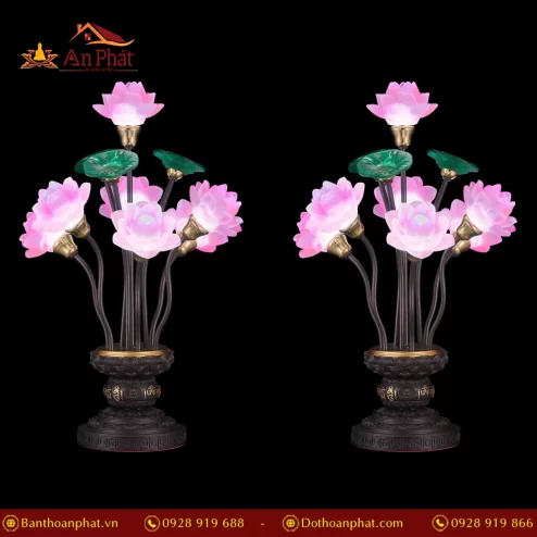 Mẫu đèn thờ cúng bằng điện cao cấp