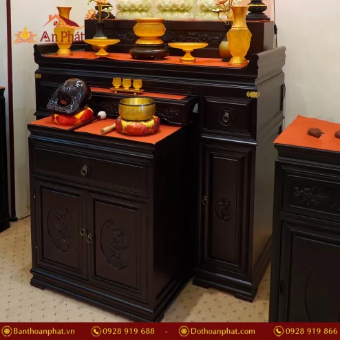 Tủ bàn thờ gỗ Cẩm cao cấp