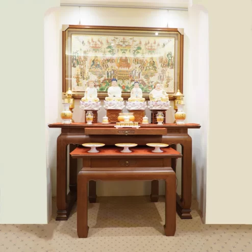 Bàn thờ cổ điển gỗ Cẩm màu nguyên bản BT8723 An Phát