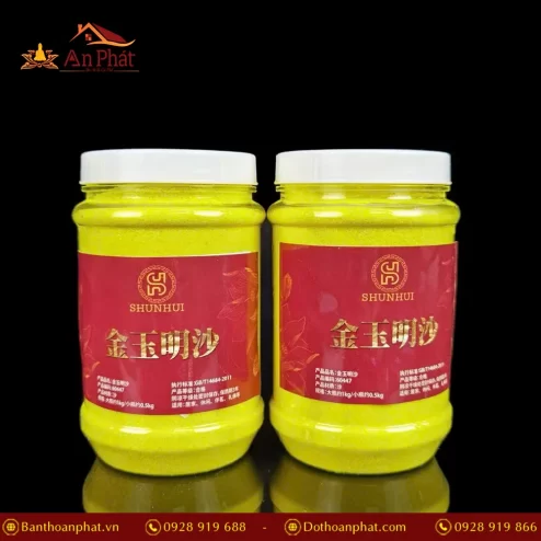 Cát kim sa đặt lư hương hộp 1kg PK9501 An Phát