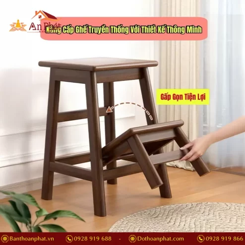 Ghế đứng gấp gọn tiện dụng