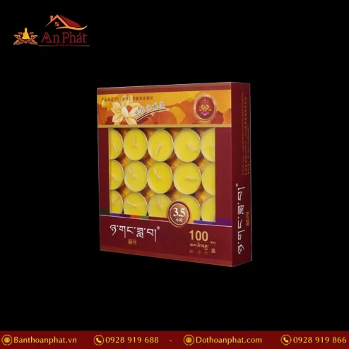 Nến Bơ Ghee Ngũ Cốc 3.5 Giờ màu Vàng DN9321 An Phát