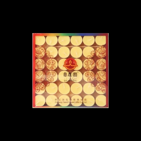 Nến Bơ Thờ Cúc Vỏ Bạc 8 Giờ màu Vàng DN9337 An Phát