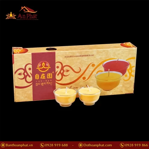 Nến Bơ Thơm Tách Trà (Vàng) DN9357 An Phát