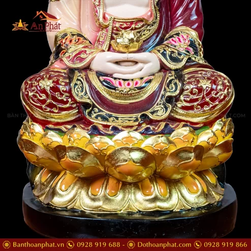 Bo Tuong Tay Phuong Tam Thanh Ngoi Composite Ve Mau Dat Vang T2343 8