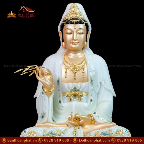 Tuong Quan Am Toa Dai Sen Hieu Ung Dong Xanh trang T2349 5