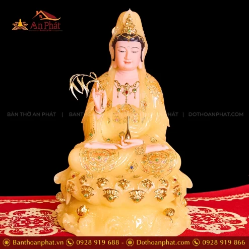 Tượng Quan Thế Âm Bồ Tát ngồi đẹp
