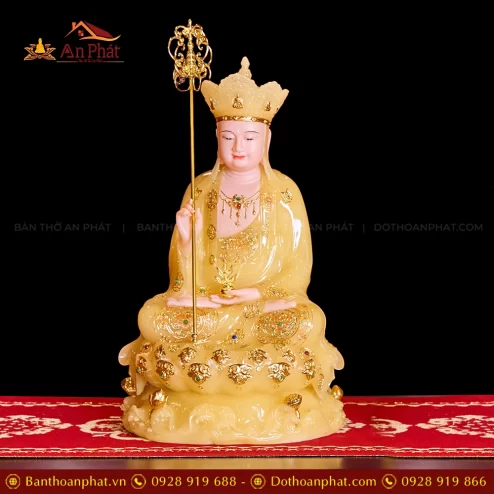 Tượng Địa Tạng Vương Bồ Tát bằng đá