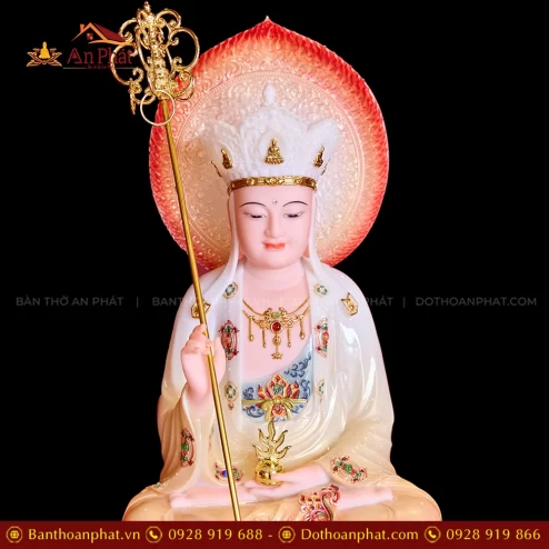 Tuong Ta Ba Tam Thanh Toa Dai Sen Da Cam Loang Dat Vang Co La De T2314 7