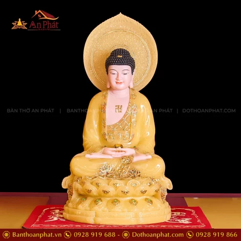 Tượng Phật Thích ca ngồi bằng đá đẹp