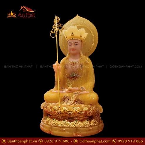 Tượng Địa Tạng Vương Bồ Tát bằng đá đẹp