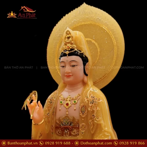 Tuong Ta Ba Tam Thanh Toa Dai Sen Dat Vang Ngoc Thach Co La De T2381 7