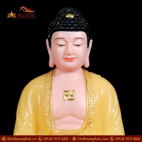 bo tuong phat ta ba tam thanh bot da thach anh vien vang cao cap t235600011