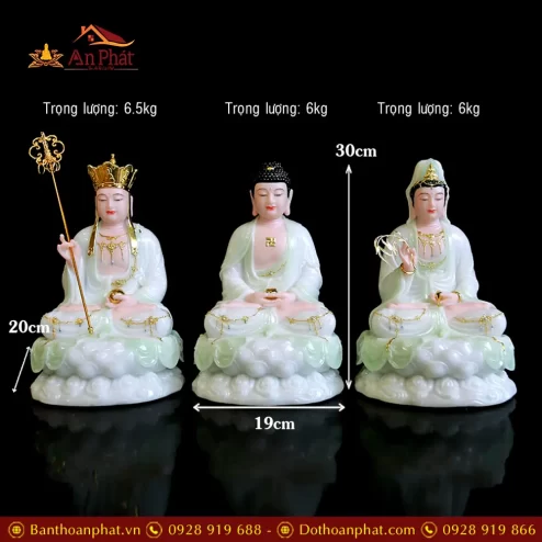 bo tuong phat ta ba tam thanh bot da xanh cao cap t234100001