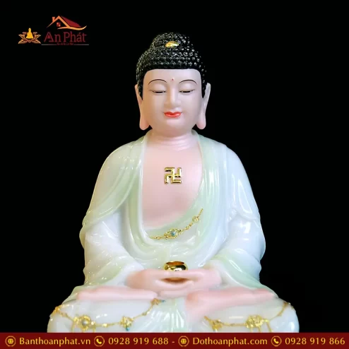 bo tuong phat ta ba tam thanh bot da xanh cao cap t234100013