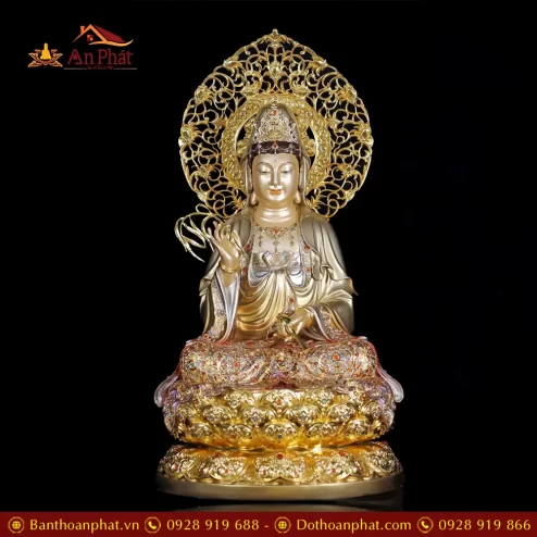 bo tuong phat ta ba tam thanh man bao bang dong vien vang cao cap t233900004