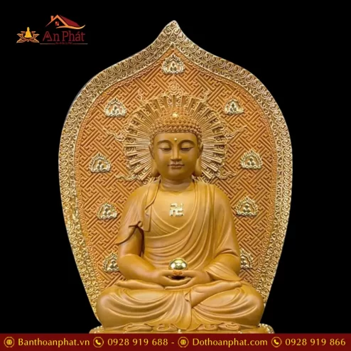 bo tuong ta ba tam thanh bang go nguyen mau mau ngoi dai sen t236300004