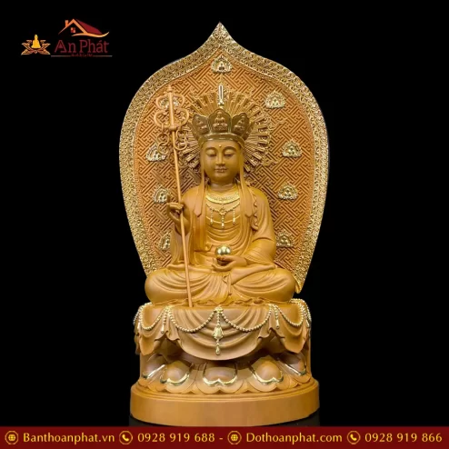 bo tuong ta ba tam thanh bang go nguyen mau mau ngoi dai sen t236300007