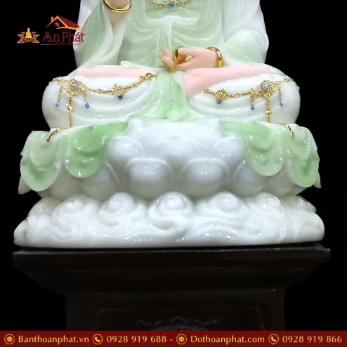 bo tuong ta ba tam thanh mau xanh thien thanh bot da cam thach t236400010