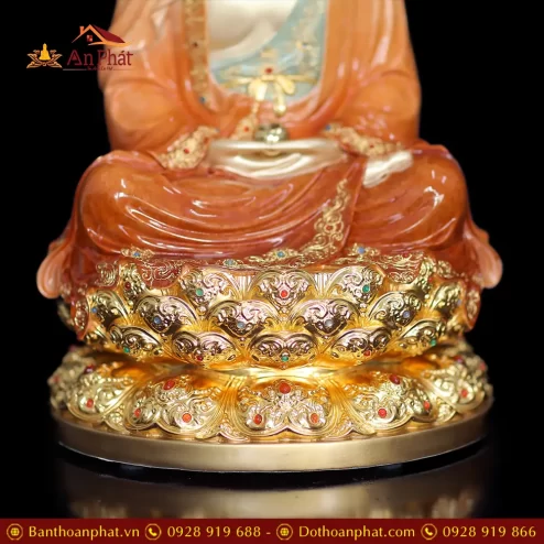 bo tuong ta ba tam thanh ngoi dai sen bang dong cao cap t235300008