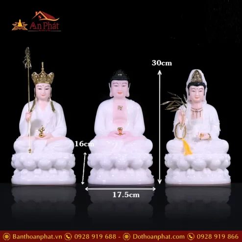 bo tuong ta ba tam thanh ngoi dai sen bot da trang da hong t236200001