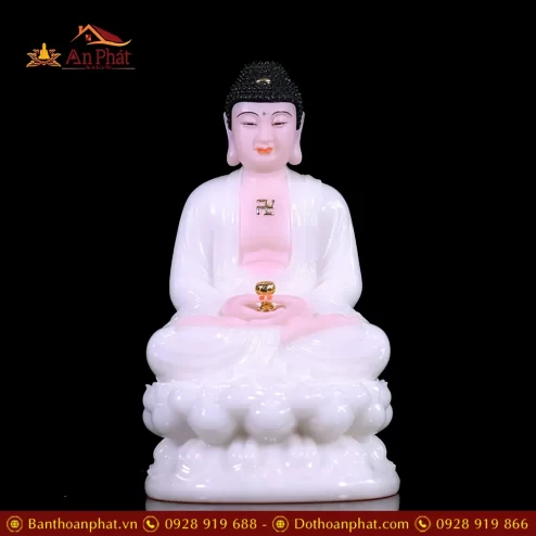 bo tuong ta ba tam thanh ngoi dai sen bot da trang da hong t236200009