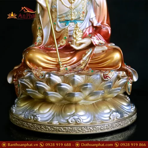 tuong ta ba tam thanh dong son co ngoi dai sen cao cap t235200011