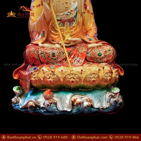Ton Tuong Dia Tang Vuong Ngoc Thach Phu Dong Toa La Sen Ve gam Do cam T2390 5
