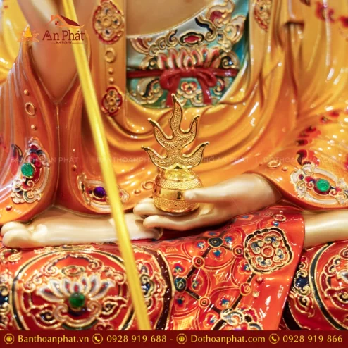 Ton Tuong Dia Tang Vuong Ngoc Thach Phu Dong Toa La Sen Ve gam Do cam T2390 6