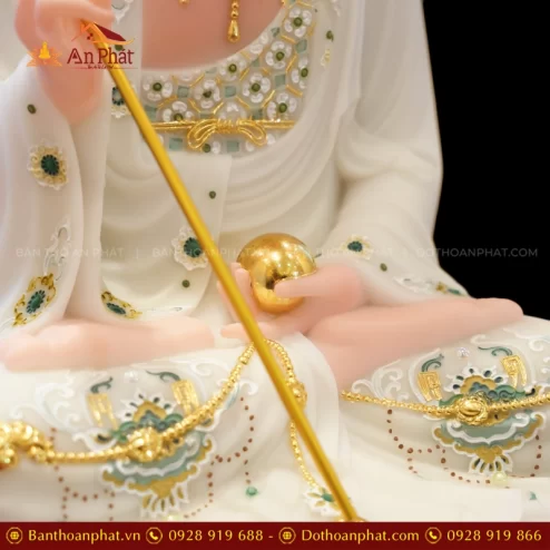 Ton Tuong Dia Tang Vuong Toa Dai Sen Da Dai Loan Xanh trang T2387 5