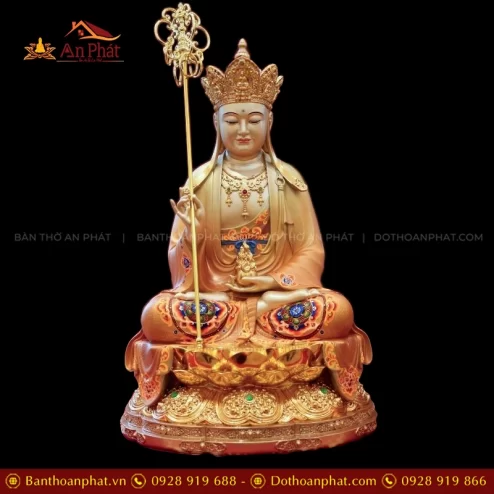 Tượng Địa Tạng Vương Bồ Tát ngồi đẹp